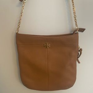 Tan Tory Burch Crossbody Bag